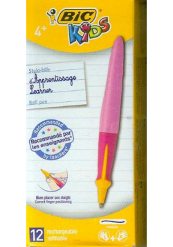 Długopis BIC Kids Beginners Twist Girl niebieski 12 sztuk