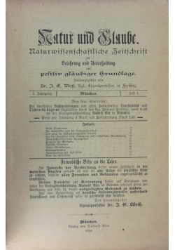 Ratus und Glaube ,1898r.