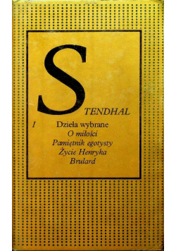 Stendhal Dzieła wybrane tom I