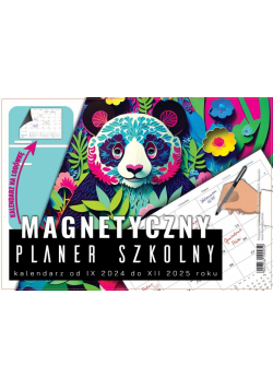 Planer szkolny 2024/2025 magnetyczny