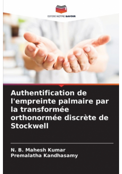 Authentification de l'empreinte palmaire par la transformée orthonormée discrète de Stockwell