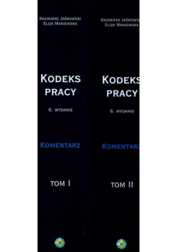 Kodeks pracy Komentarz t. 1 - 2