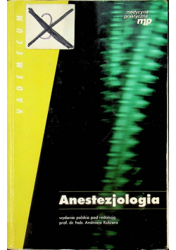 Anestezjologia  vademecum