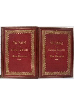 Die Bibel oder die Heilige Schrift Band I i II 1887 r.