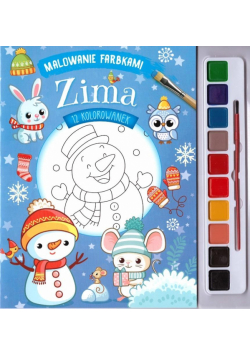 Malowane farbami. Zima