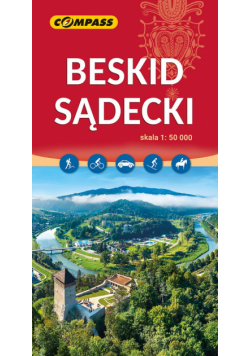 Mapa Beskid Sądecki