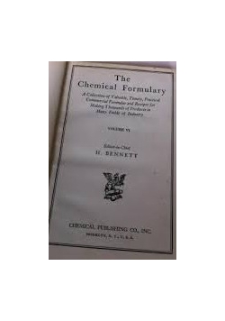 The chemical formulary volume III