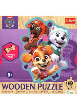 Puzzle drewniane 50 Wesoła gromadka piesków