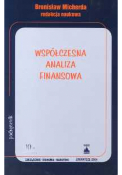 Współczesna analiza finansowa + CD