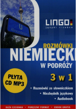 Niemiecki w podróży Rozmówki 3 w 1 + CD
