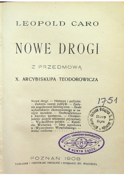 Nowe Drogi 1908 r.