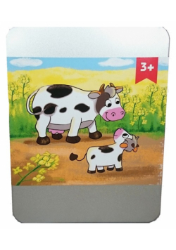 Puzzle drewniane Zwierzęta 4x9