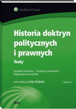 Historia doktryn politycznych i prawnych. Testy