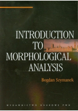 Introduction to Morphological Analysis