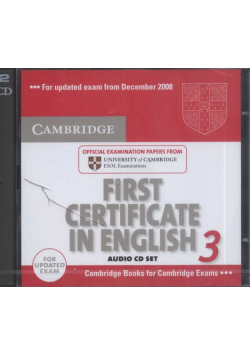 First Certificate in English 3 CD