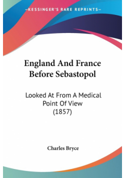 England And France Before Sebastopol