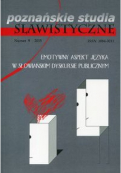 Poznańskie studia slawistyczne Nr 9/  15