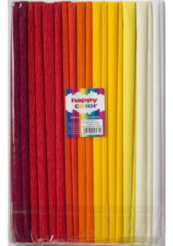 Bibuła marszczona Happy Color Kolory ciepłe
