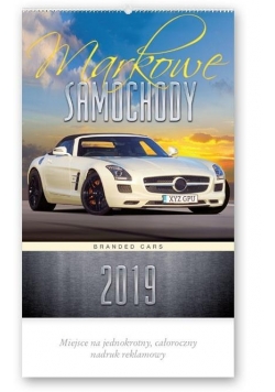 Kalendarz 2019 Reklamowy Markowe samochody RW20