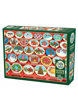 Puzzle 1000 Ciasteczka w kształcie śnieżnej kuli