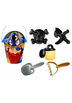 Zestaw do piasku piracki 6el