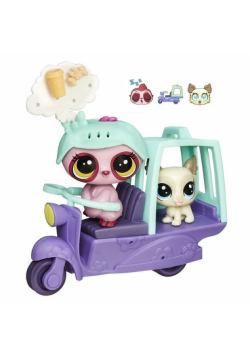 Littlest Pet Shop Zwierzakowe pojazdy Skuter