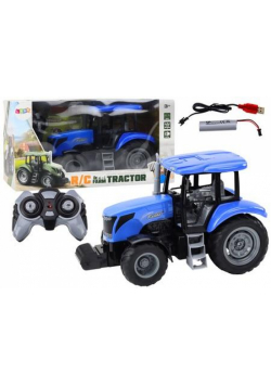 Traktor RC 2,4G niebieski