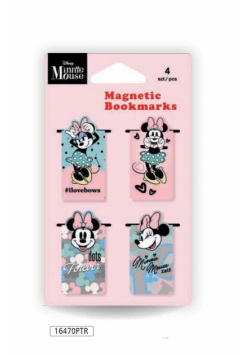 Zakładka magnetyczna Minnie mouse 4 szt. Mix