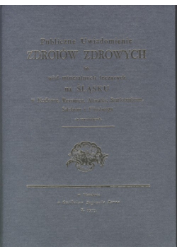 Publiczne uwiadomienie zdroiów zdrowych