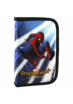 Piórnik jednokomorowy bez wyposażenia Spider Man