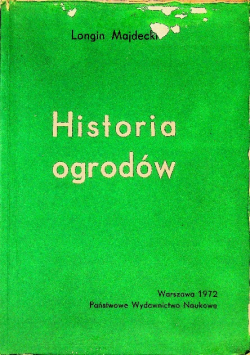 Historia ogrodów