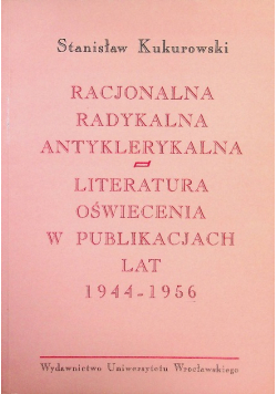 Racjonalna radykalna antyklerykalna