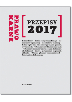 Prawo Karne Przepisy 2017