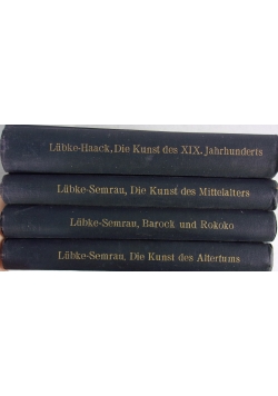 Lubke..., zestaw 4 książek, 1950 r.