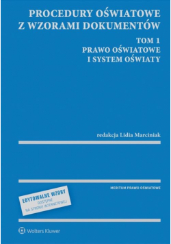 Procedury oświatowe z wzorami dokumentów