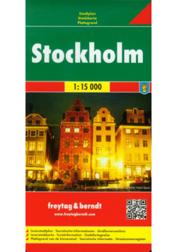 Sztokholm plan miasta 1:15 000