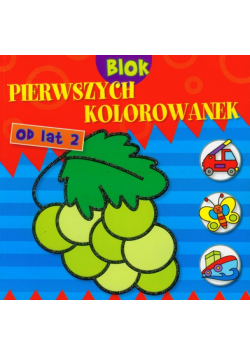 Blok pierwszych kolorowanek od lat 2