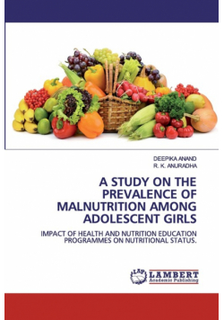 A Study On The Prevalence Of Malnutrition Among Adolescent Girls