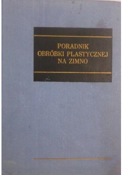 Poradnik obróbki plastycznej na zimno
