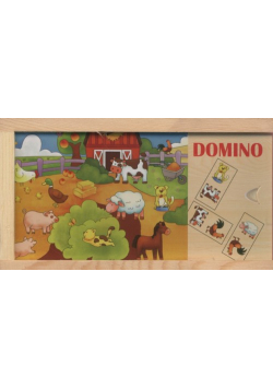 Domino drewniane Farma