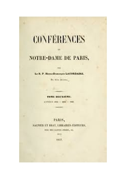 Conferences Notre Dame de Paris