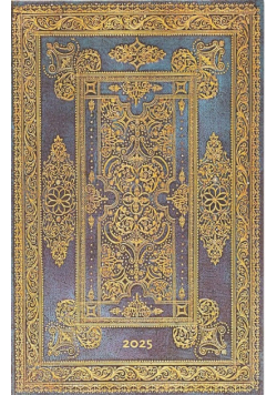 Kalendarz Paperblanks 2025 Blue Luxe Maxi tygodniowy