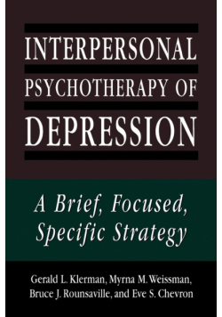 Interpersonal Psychotherapy of Depression
