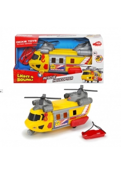 Helikopter ratunkowy żółty 30cm