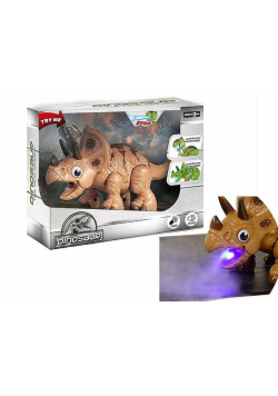 Dinozaur na baterie dym światło i dźwięk