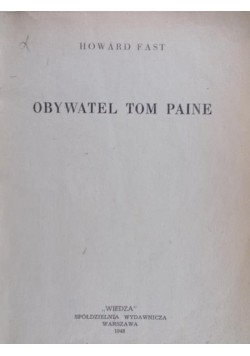 Fast Howard - Obywatel Tom Paine, 1948r.
