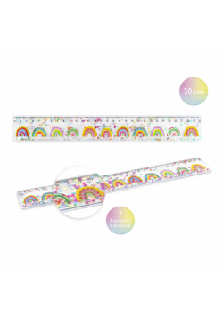 Linijka z brokatem GOOD FEELINGS 30cm