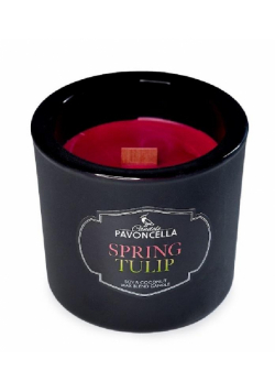 Świeczka sojowa Spring Tulip czarna 170g