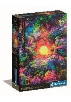 Puzzle 500 Compact Psychedelic Jungle Sunrise