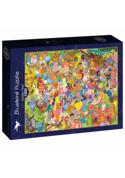Puzzle 1500 Impreza w ogrodzie